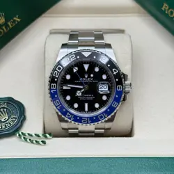 ROLEX GMT-MASTER II 2022 126710BLNR BATMAN STAINLESS OYSTER CERAMIC BEZEL