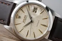 SERVICED VINTAGE ROLEX OYSTERDATE 6694 PATINA DIAL 34MM CAL.1215 C.1960 #1460