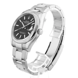 ROLEX DATEJUST 36 126200 BLACK BAR 3 ROW OYSTER  948540