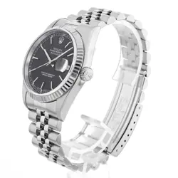 ROLEX DATEJUST 16234 BLACK BAR W 865111