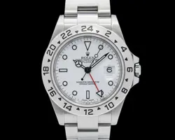 ROLEX EXPLORER II 16570 SS WHITE DIAL