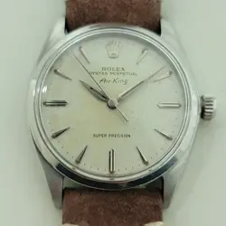 ROLEX OYSTER PRECISION 5500 AIR KING 34M MENS VINTAGE AUTOMATIC 1960S RA574B