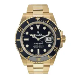 2024 ROLEX SUBMARINER 18K YELLOW GOLD 41MM AUTOMATIC MENS WATCH 126618LN