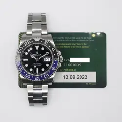 2023 ROLEX GMT-MASTER II 'BATMAN', 126710BLNR, 40MM, STEEL, BLUE & BLACK BEZE...