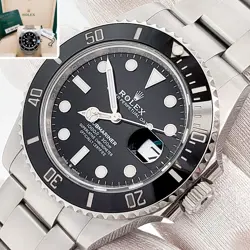 2024 ROLEX SUBMARINER DATE 41MM BLACK DIAL STEEL WATCH 126610LN BOX PAPERS