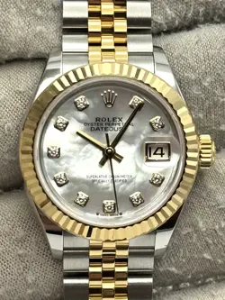 ROLEX DATEJUST 28MM MOP DIAL TWO TONE JUBILEE BRACELET 279173 B&P 2024