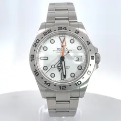 ROLEX EXPLORER II 42MM 216570 POLAR WHITE DIAL OYSTER BRACELET
