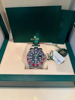 ROLEX GMT-MASTER RED/BLUE II 126710 40MM CERAMIC STEEL 3286 OYSTER BAND PEPSI