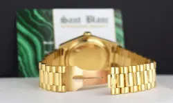 ROLEX 36mm 18kt Gold Day Date President Champagne Stick Model 18038 SANT BLANC