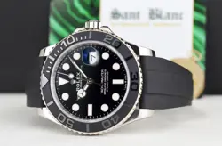 ROLEX - 18kt White Gold Yachtmaster 42mm Oysterflex Strap 226659 - SANT BLANC