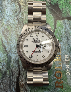 ROLEX EXPLORER 2 16570 POLAR WHITE DIAL