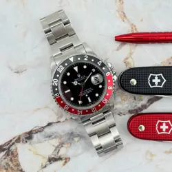 1996 ROLEX GMT-MASTER II 16710 COKE T SERIAL