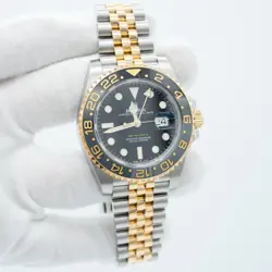 ROLEX GMT-MASTER II 18K BLACK STEEL 18K 40MM JUBILEE 126713GRNR B&P 2024