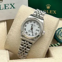 ROLEX 79174 LADY-DATEJUST 26MM STEEL WHITE ROMAN DIAL JUBILEE 2004