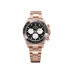 ROLEX DAYTONA 126525LN 'LE MANS' ROSE GOLD BRIGHT BLACK DIAL (2025)