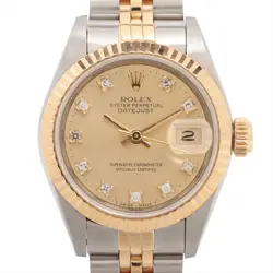 ROLEX DATEJUST 69173G SSYG SSYG AT CHAMPAGNE-FACE 2 EXTRA LINKS