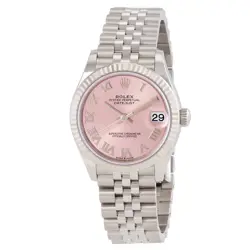 ROLEX DATEJUST 31 AUTOMATIC PINK DIAL LADIES WATCH 278274PRJ