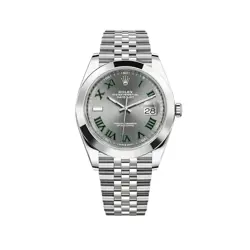 2025 ROLEX DATEJUST 41 126300 'WIMBLEDON' STAINLESS STEEL SLATE DIAL JUBILEE