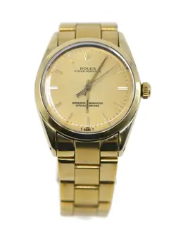 ROLEX OYSTER PERPETUAL STAINLESS STEEL WATCH 1024