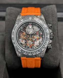 ROLEX DAYTONA COSMOGRAPH SKELETON CONCEPT CARBON BLACK  45 PIECES CHRONOGRAPH