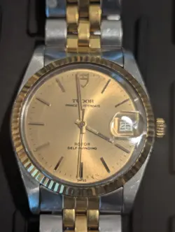 OYSTERDATE TWO-TONE 34MM
