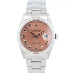 ROLEX DATEJUST 36MM SALMON DIAL WATCH 16200