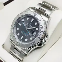 ♪Rolex♪Yacht-Master 40mm 126622 Rhodium Slate Gray Dial Oyster Men's Watch