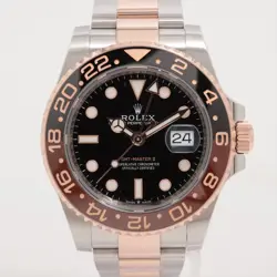 ROLEX GMT MASTER II 126711CHNR SSPG SSPG AT BLACK DIAL 3 EXTRA LINKS