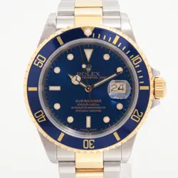 ROLEX SUBMARINER 16613 SS×YG SS×YG AT BLUE-FACE