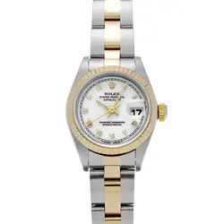 ROLEX DATEJUST 69173 WHITE WATCH 674648