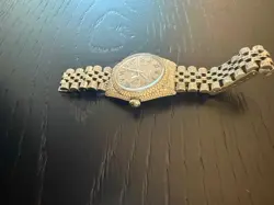 ROLEX DATEJUST 36MM STAINLESS STEEL FULL DIAMOND