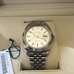 ROLEX 126334 41MM SS/WG DATEJUST SILVER DIAL JUBILEE BAND OYSTER PERPETUAL 2021