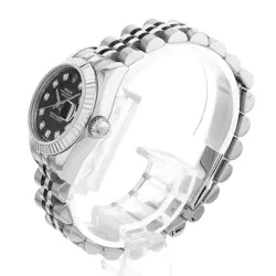 ROLEX DATEJUST 10P DIAMOND 1794G BLACK 109976