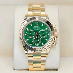 ROLEX COSMOGRAPH DAYTONA 116508 JHON MAYER GREEN DIAL YELLOW GOLD 40MM 2023