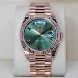 ROLEX DAY-DATE 40MM 228235 OLIVE ROSE GOLD PRESIDENT 40MM 2019