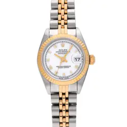 ROLEX DATEJUST 69173 WHITE WATCH 676913