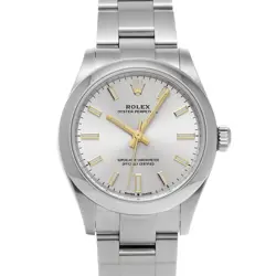 ROLEX OYSTER PERPETUAL 31 277200 SILVER UNISEX USED WATCH #611230
