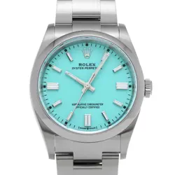 ROLEX OYSTER PERPETUAL 36 126000 BLUE MEN'S USED WATCH #611330