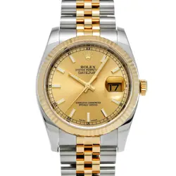 ROLEX DATEJUST 116233 CASE SIZE 3636MM MEN'S USED WATCH #622630