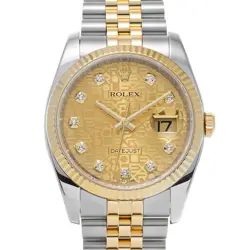 ROLEX DATEJUST 116233G CASE SIZE 3636MM MEN'S USED WATCH #61930