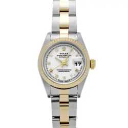 ROLEX DATEJUST 69173 WHITE CASE SIZE 2626MM LADIES USED WATCH #615930