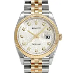 ROLEX 126233G SILVER MEN'S USED WATCH #61330