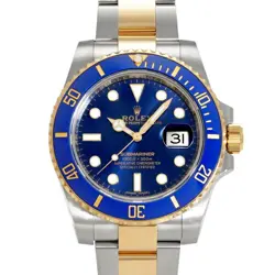 ROLEX 116613LB BLUE MEN'S USED WATCH #611130