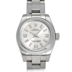 ROLEX 176200 SILVER LADIES USED WATCH #611730
