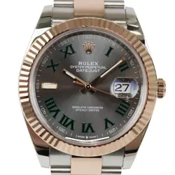 ROLEX DATEJUST 41 126331 GRAY CASE SIZE 41MM MEN'S USED WATCH #641130