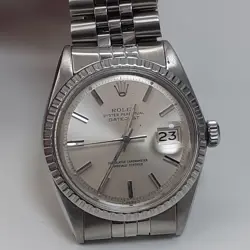 ROLEX DATEJUST 36 MM STEEL JUBILEE AUTOMATIC WATCH 1603 CIRCA 1975 685803381886