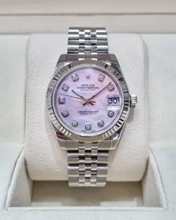 ROLEX DATEJUST MOTHER OF PEARL DIAL 31 STEEL & GOLD JUBILEE BRACELET 178274