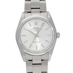 ROLEX AIR KING 14000 SILVER CASE SIZE 3434MM MEN'S USED WATCH #685430