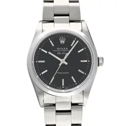 ROLEX AIR KING 14000 BLACK CASE SIZE 3434MM MEN'S USED WATCH #675430