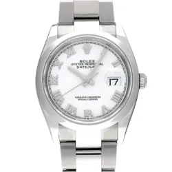 ROLEX DATEJUST 36 126200 WHITE CASE SIZE 3636MM MEN'S USED WATCH #631730